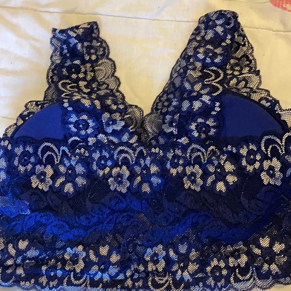 Bra size 32B blue lace NWOT - Picture 7 of 10
